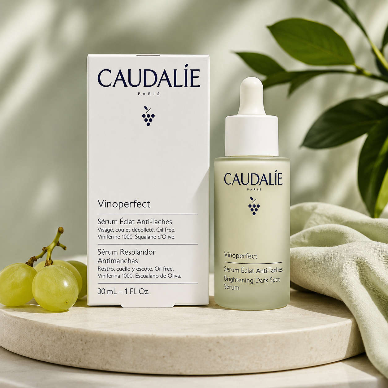 Caudalie Vinoperfect Brightening Dark Spot Serum 30ml | Vitamin C Alternative for Radiant Skin