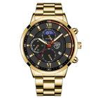 DEYROS Men’s Stainless Steel Quartz Watch with Date