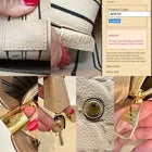 Louis Vuitton Montaigne BB Dune Empreinte Leather Top Handle Bag
