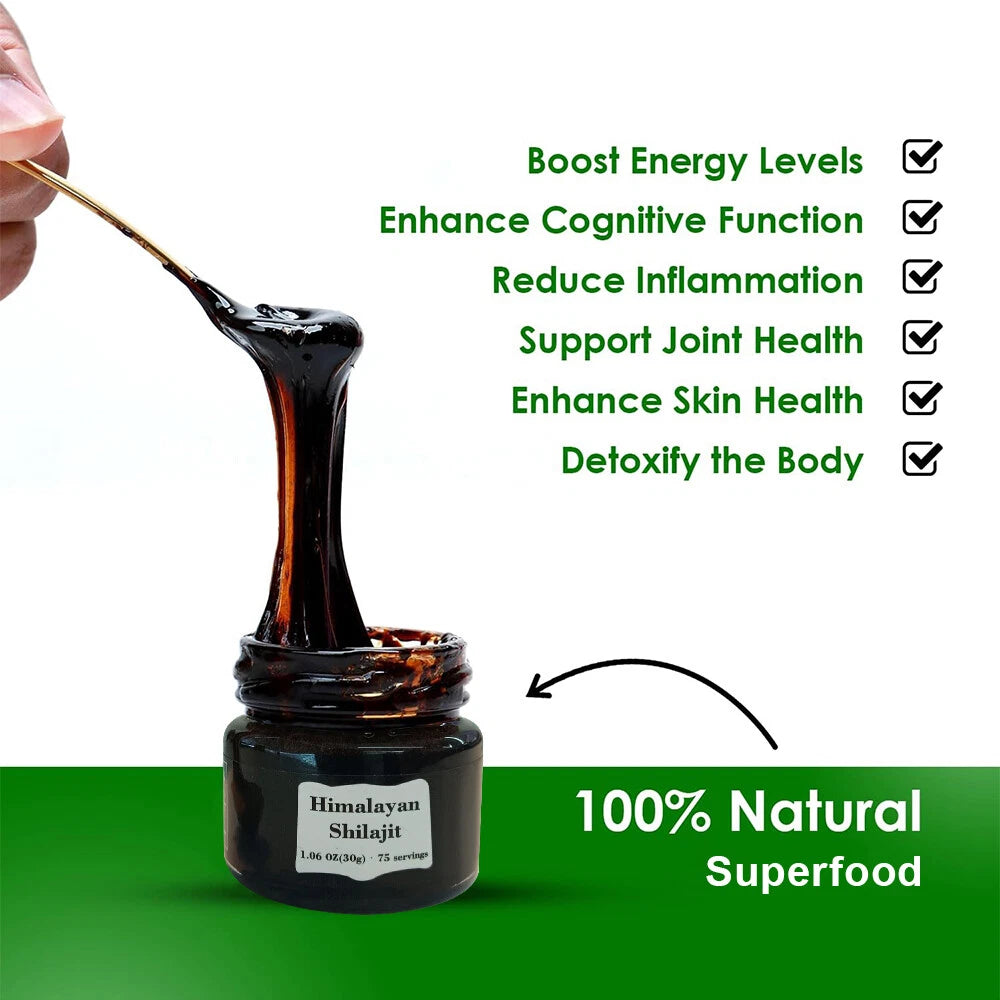 Organic Himalayan Shilajit Resin – 30g