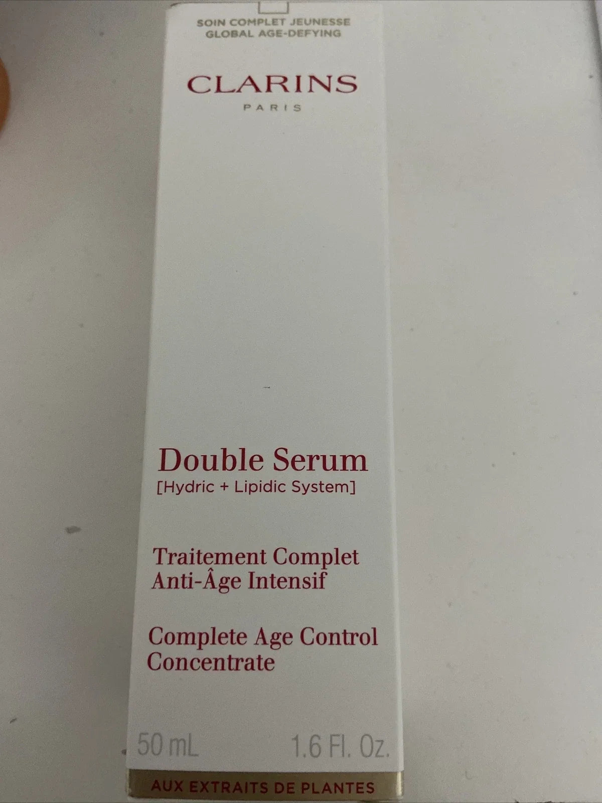 Clarins Double Serum 50ml | Anti-Aging & Anti-Wrinkle Face Serum | Firming Hydrating Skin Care