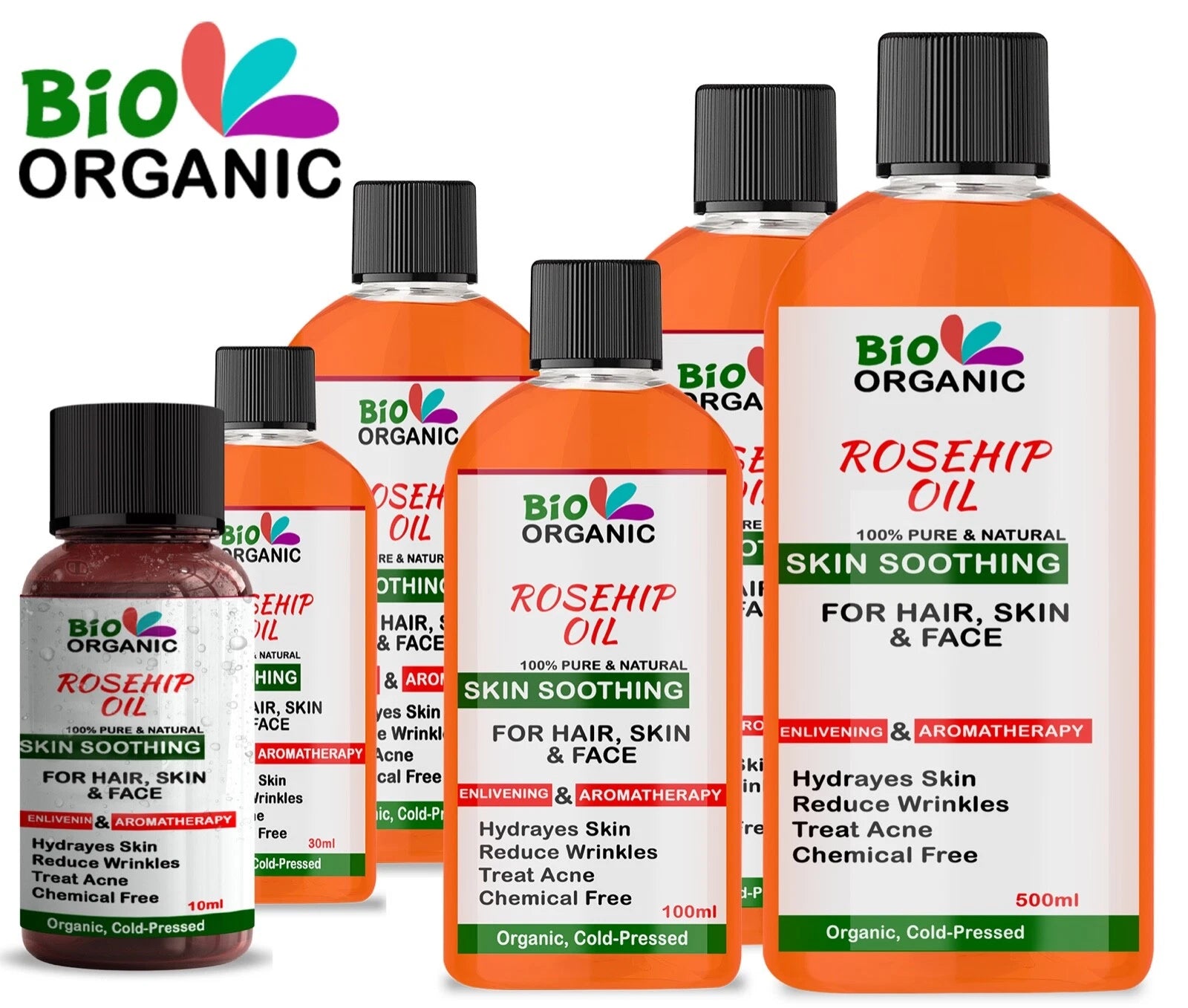 Organic Rosehip Oil – Pure & Natural Facial Skin Care Oil