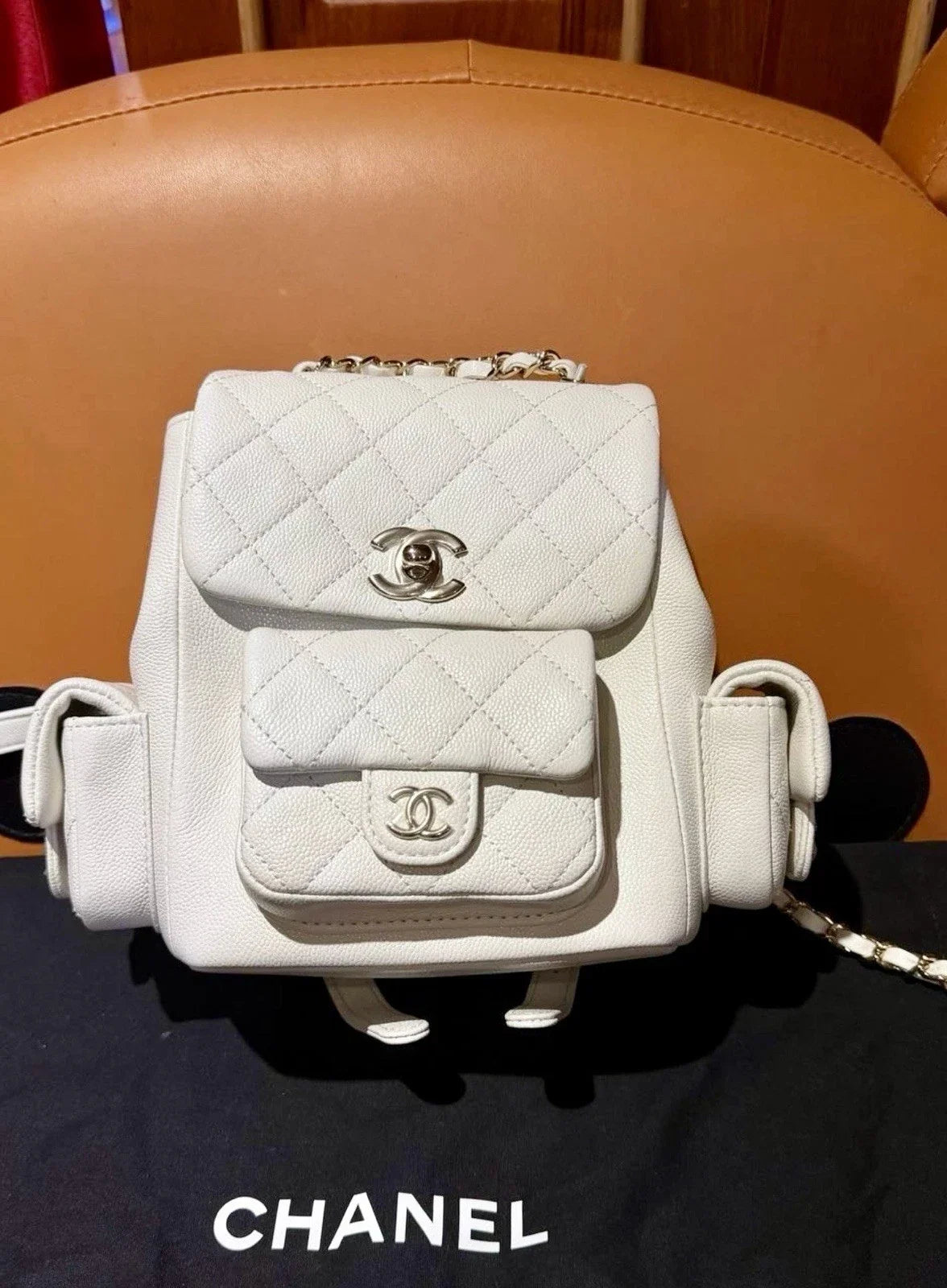 Chanel Mini Duma Backpack Caviar LGHW | Authentic Luxury Backpack