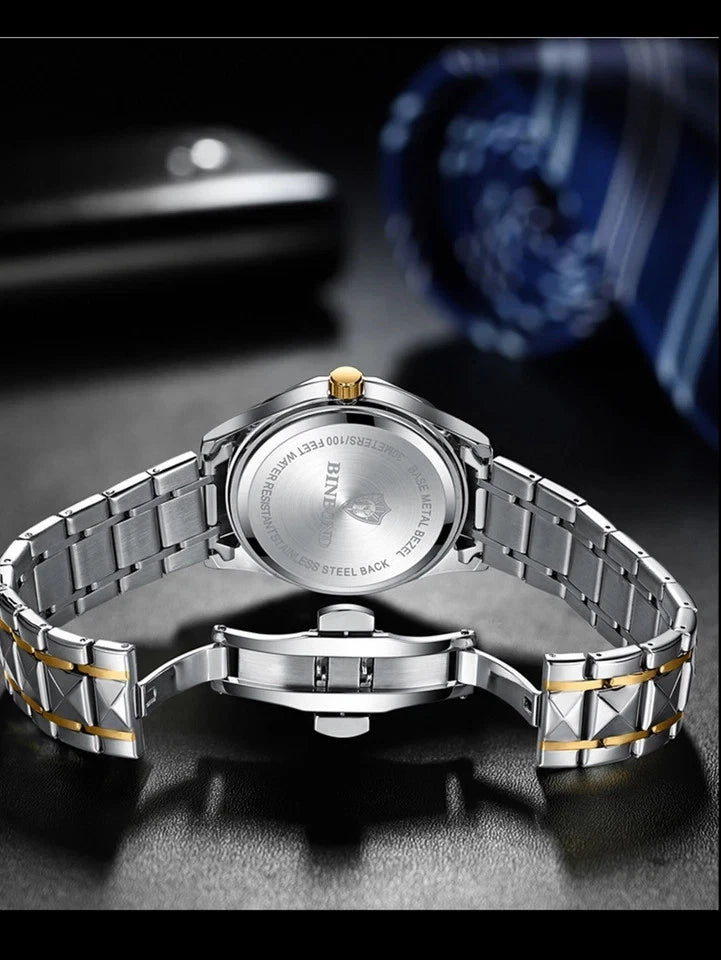 Ladies Luxury Quartz Stainless Steel Watch