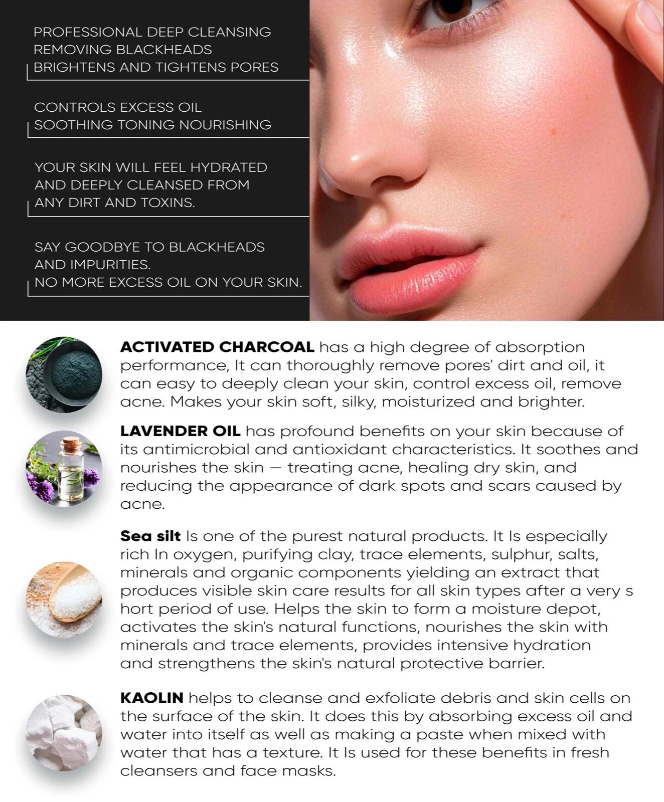 Activated Bamboo Charcoal Peel-Off Face Mask – Deep Cleansing