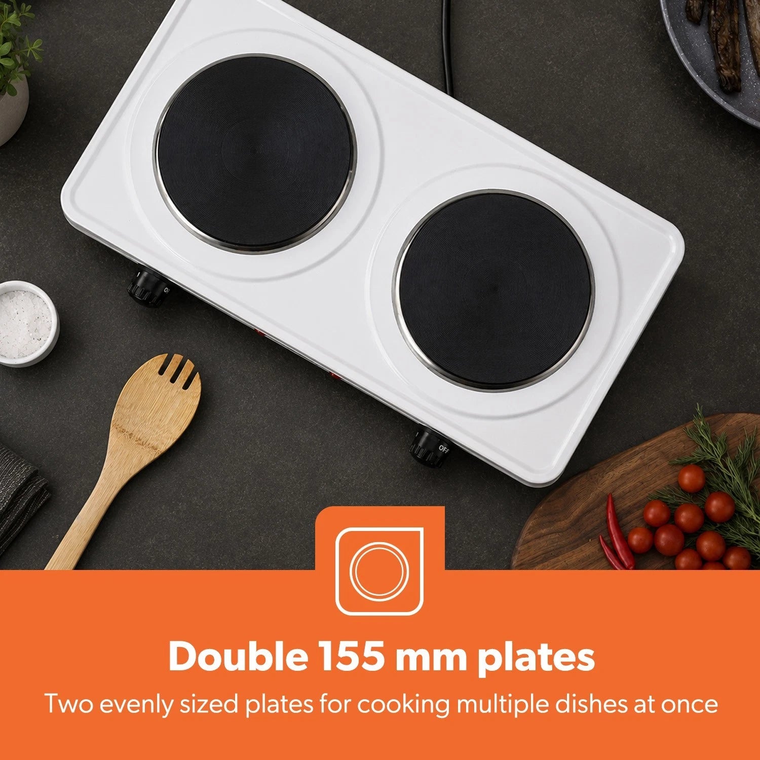 Geepas Double Electric Hot Plate 2000W