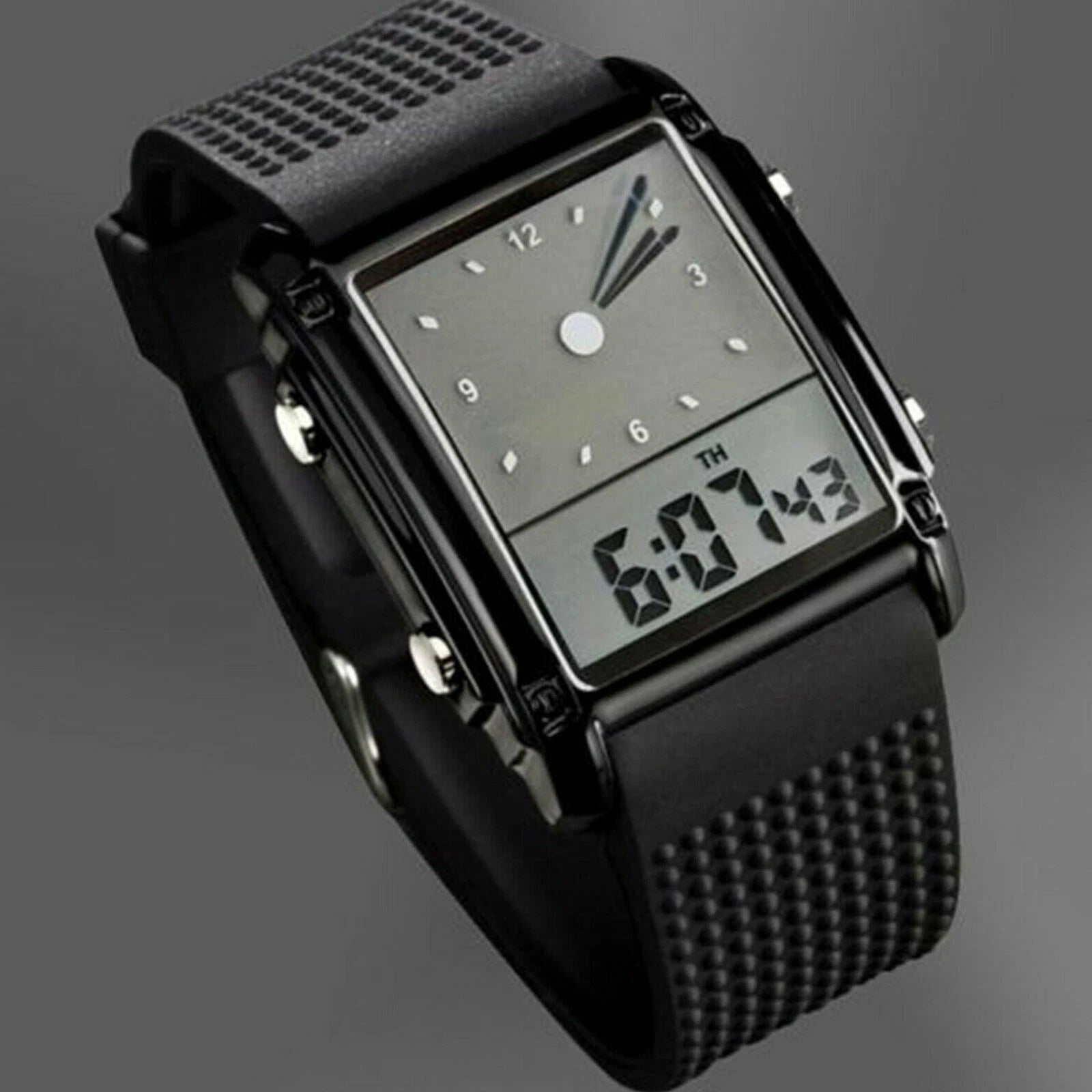 Men’s Military Sport Digital Analog Quartz Chronograph Watch