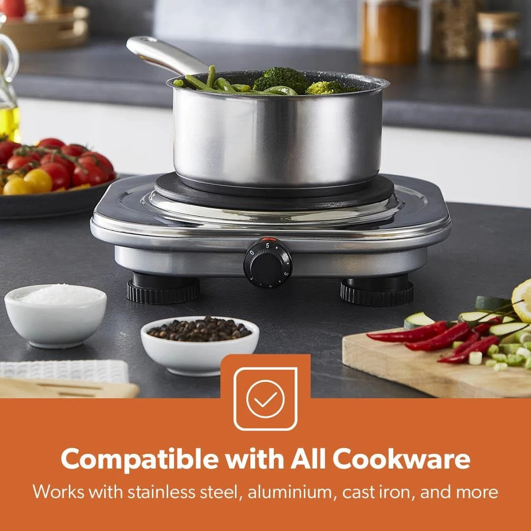 Geepas Single Electric Hot Plate 1500W