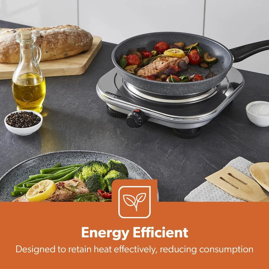 Geepas Single Electric Hot Plate 1500W
