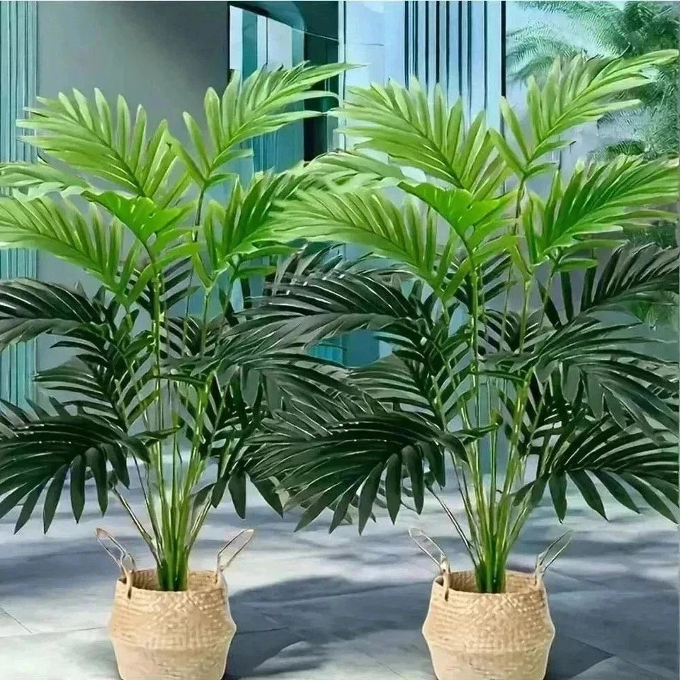 2Pcs Artificial Monstera Tree – Realistic Faux Plant