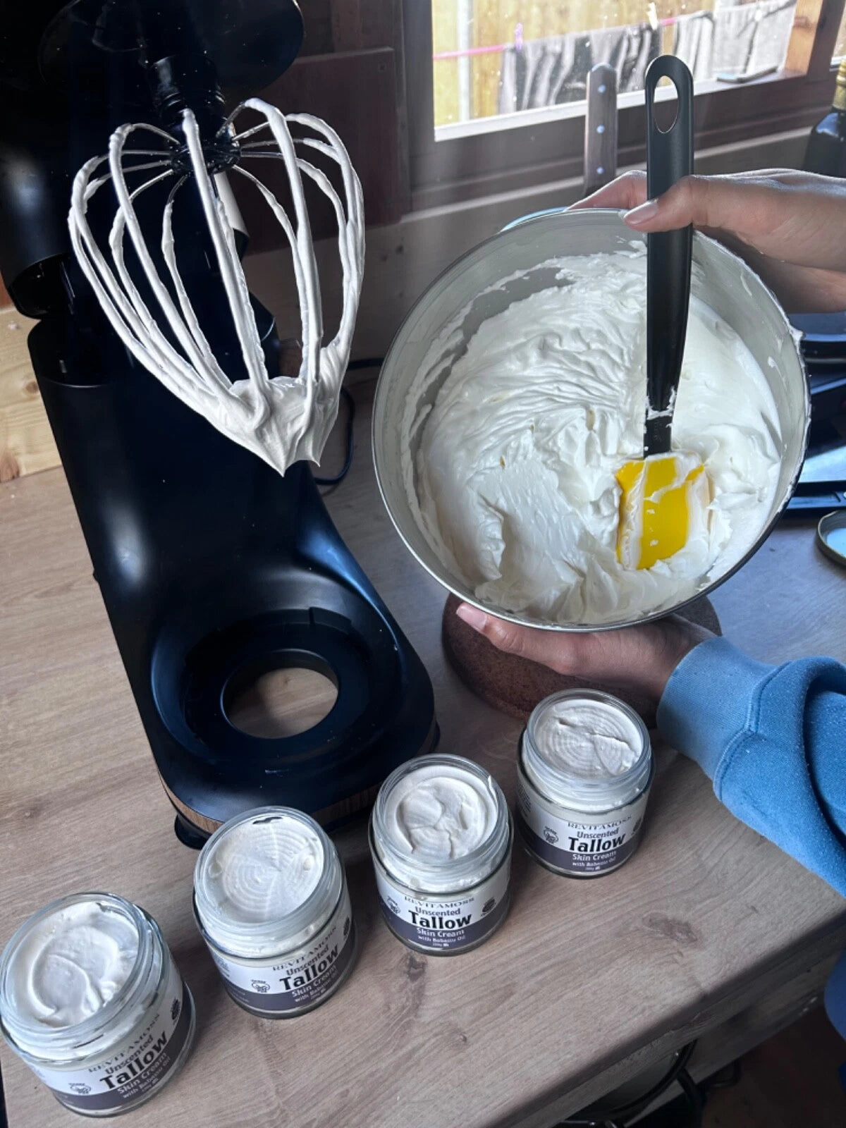 Whipped Halal Tallow Cream Moisturizer for Dry Skin – 200g