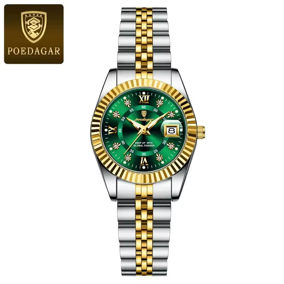 POEDAGAR 780 Women’s Luxury Quartz Watch – Waterproof Luminous