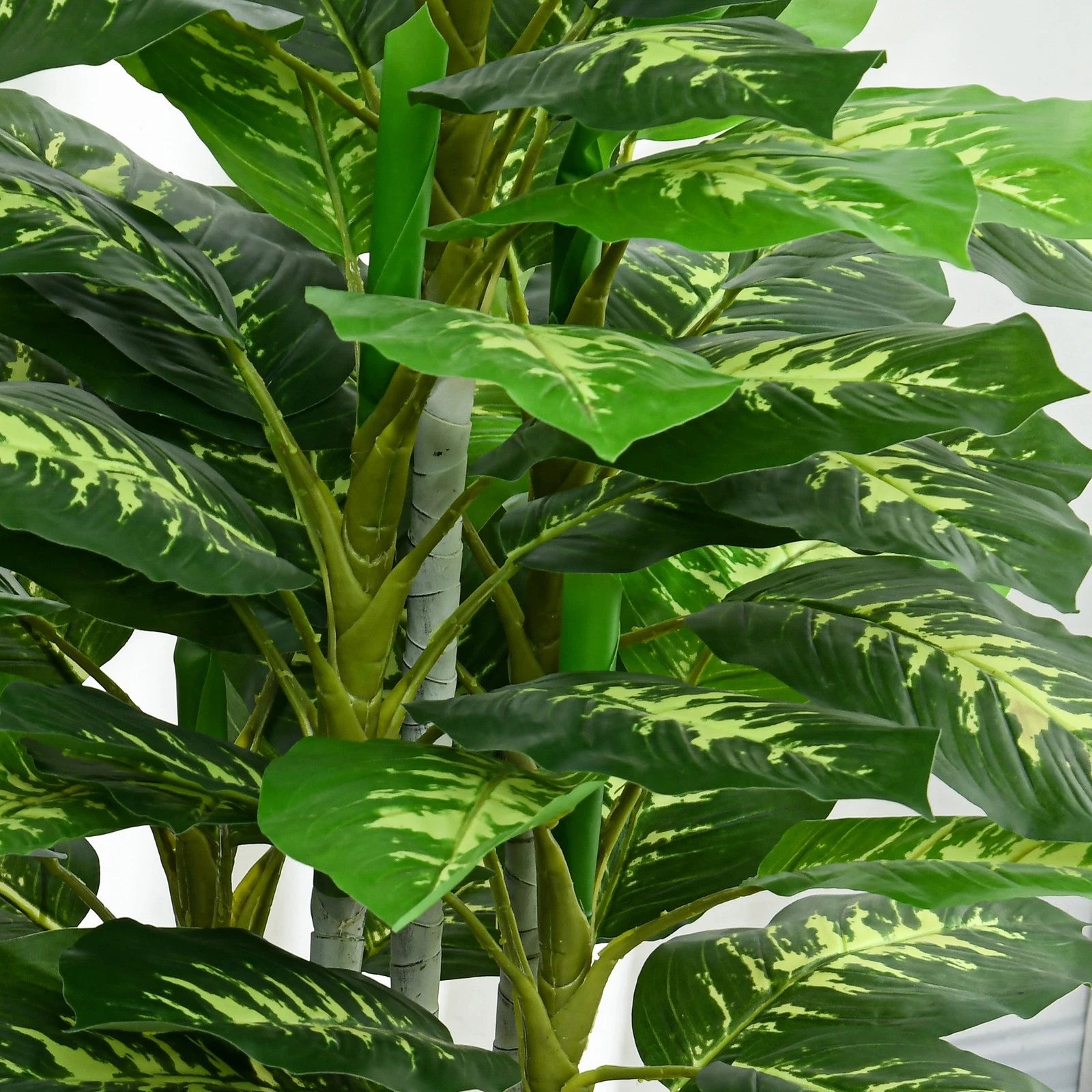 HOMCOM 120cm Artificial Evergreen Tree – Faux Plant in Pot