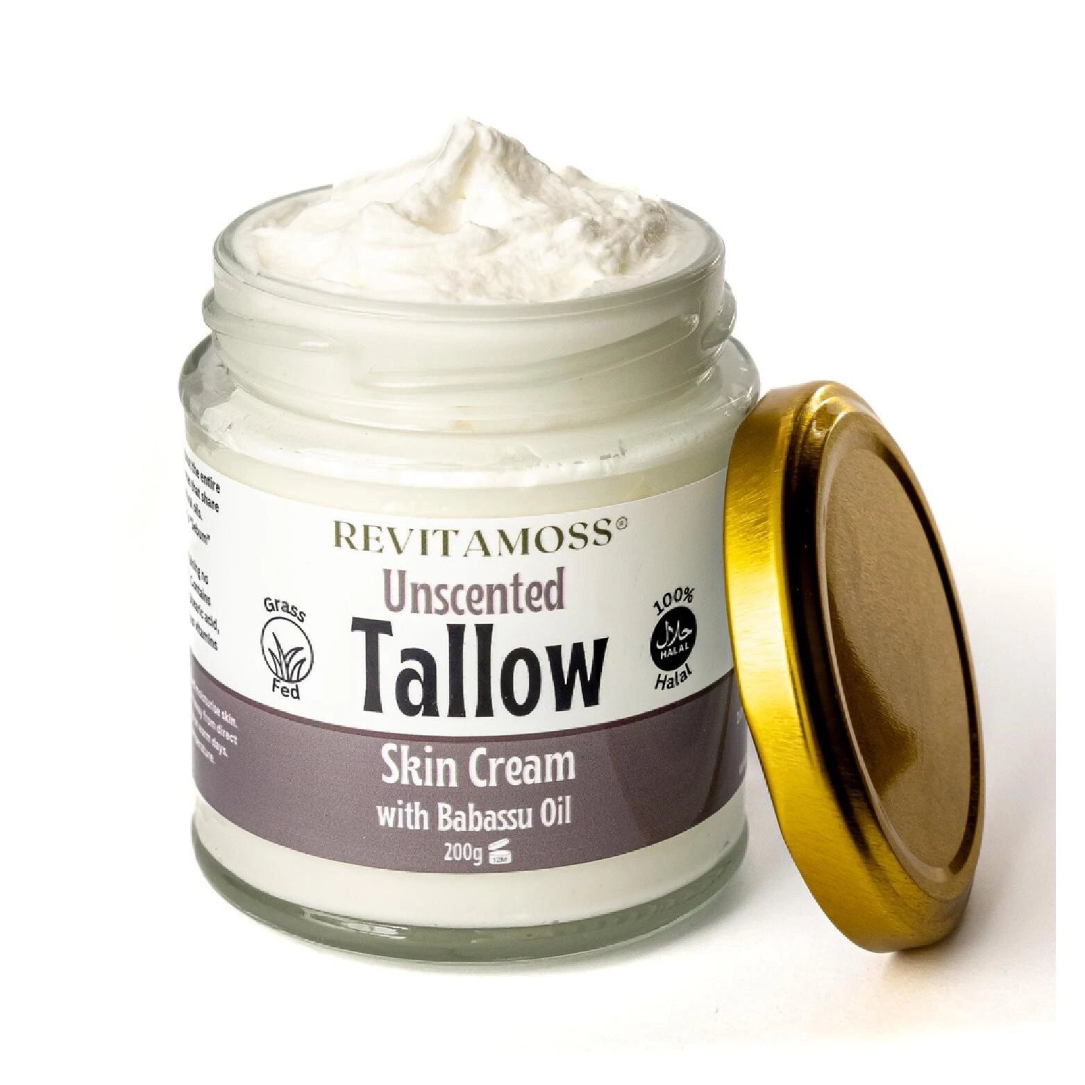 Whipped Halal Tallow Cream Moisturizer for Dry Skin – 200g