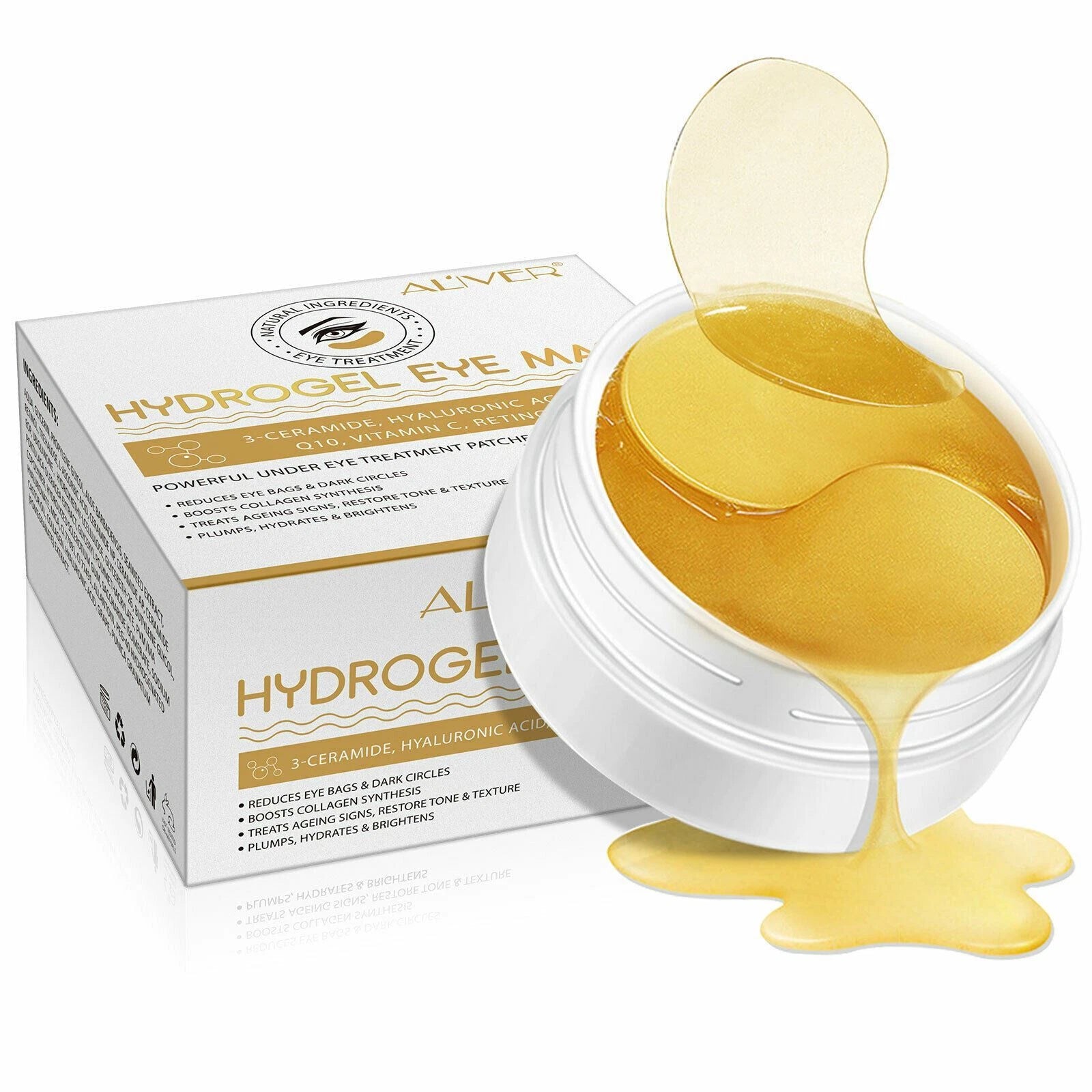 Gold Hydrogel Under Eye Patches 60pc
