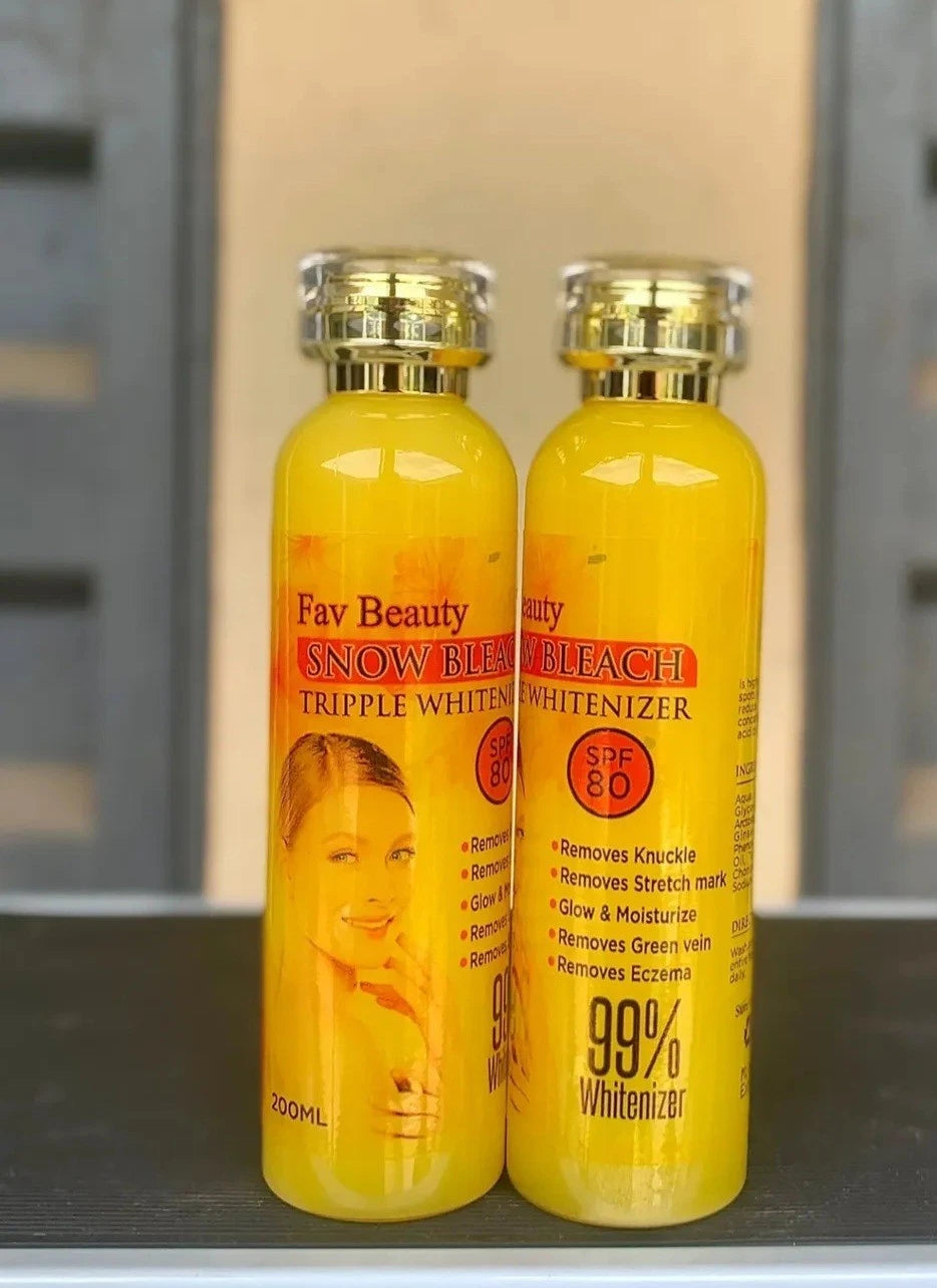 FAV Beauty Snow Whitening Oil 200ml – Skin Brightening & Moisturizing Care