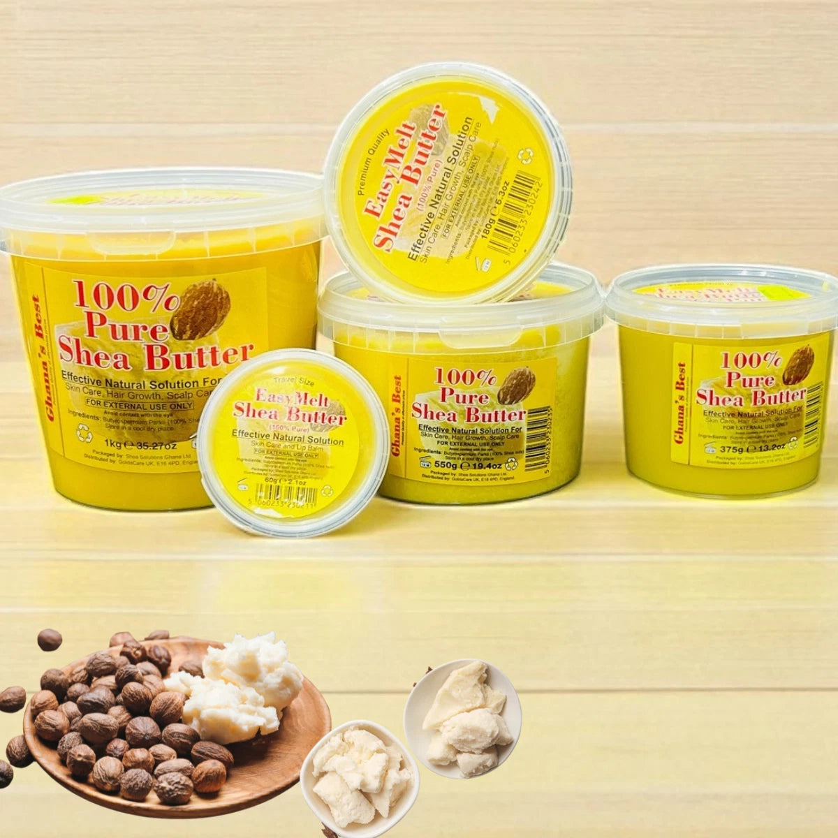 Ghana's Best 100% Pure Shea Butter Natural Moisturizer