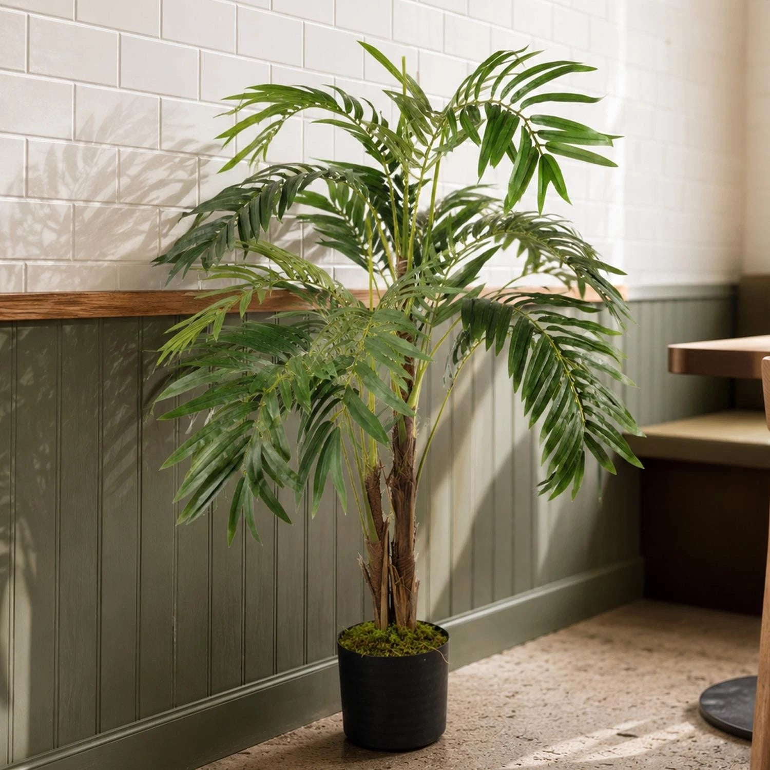 Short Title 120cm Artificial Palm Tree – Realistic Faux Green Plant