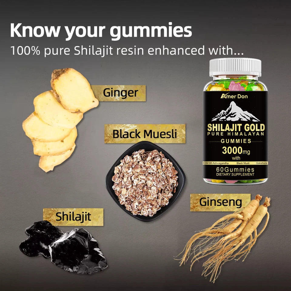 100% Pure Himalayan Shilajit – Fulvic Acid | Potent Resin