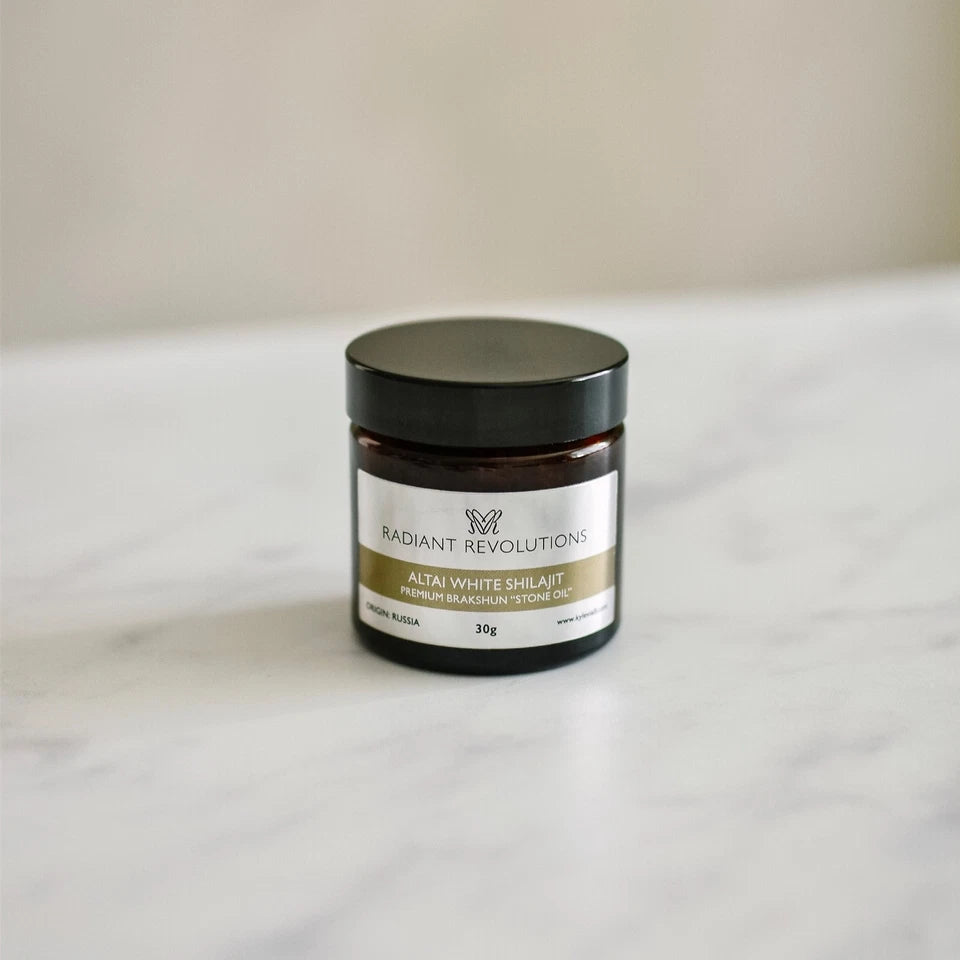 Altai Mountain White Shilajit – 30g | Premium Brakshun