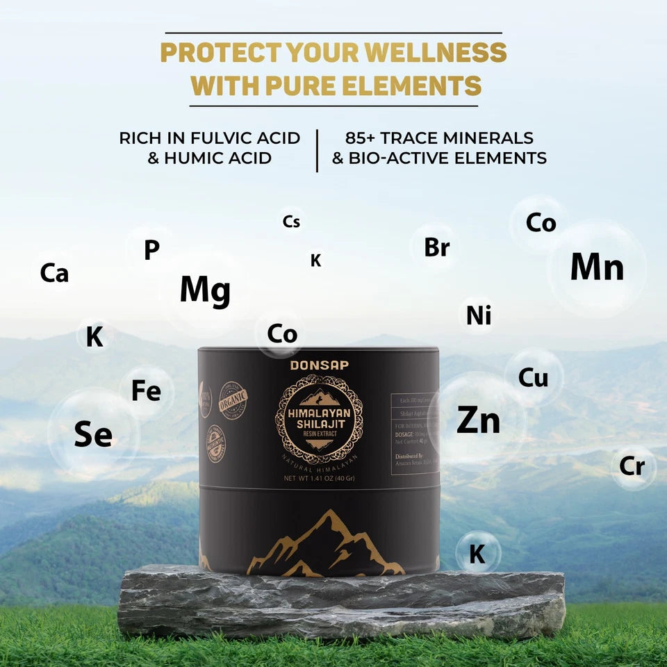 Short Product Title Pure Himalayan Shilajit Soft Resin – Organic | Fulvic Acid